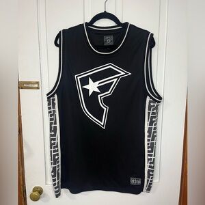 Vintage Famous Stars & Straps Jersey XL Black Y2K Travis Barker Streetwear Rare